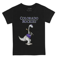 Colorado Rockies Tiny Turnip Youth Bronto T-Shirt Black