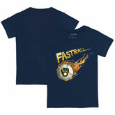Milwaukee Brewers Tiny Turnip Youth Fastball T-Shirt Navy