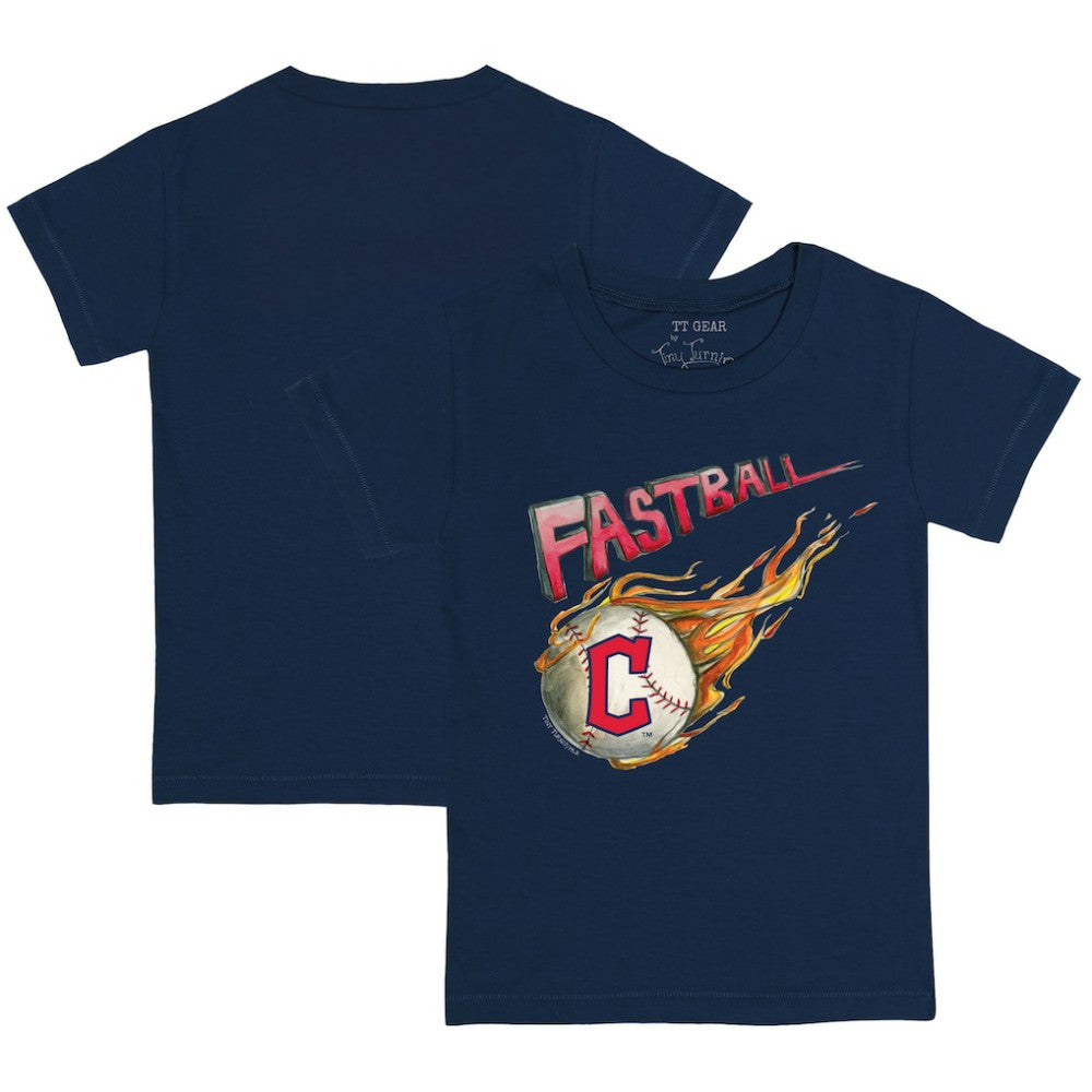 Cleveland Guardians Tiny Turnip Youth Fastball T-Shirt Navy