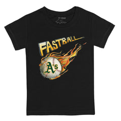 Athletics Tiny Turnip Youth Fastball T-Shirt Black