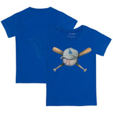 Los Angeles Dodgers Tiny Turnip Youth Hat Crossbats T-Shirt Royal