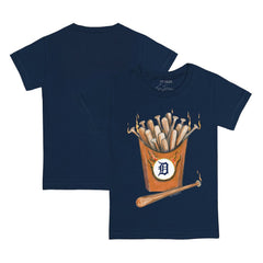 Detroit Tigers Tiny Turnip Youth Hot Bats T-Shirt Navy