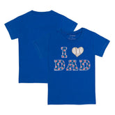 Chicago Cubs Tiny Turnip Youth I Love Dad T-Shirt Royal