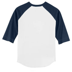 Detroit Tigers Tiny Turnip Youth Jada 3/4-Sleeve Raglan T-Shirt White/Navy