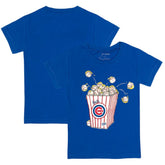 Chicago Cubs Tiny Turnip Youth Popcorn T-Shirt Royal