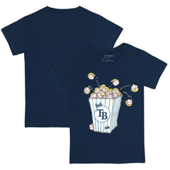 Tampa Bay Rays Tiny Turnip Youth Popcorn T-Shirt Navy