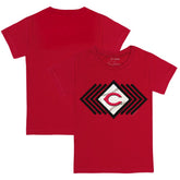 Cincinnati Reds Tiny Turnip Youth Prism Arrows T-Shirt Red
