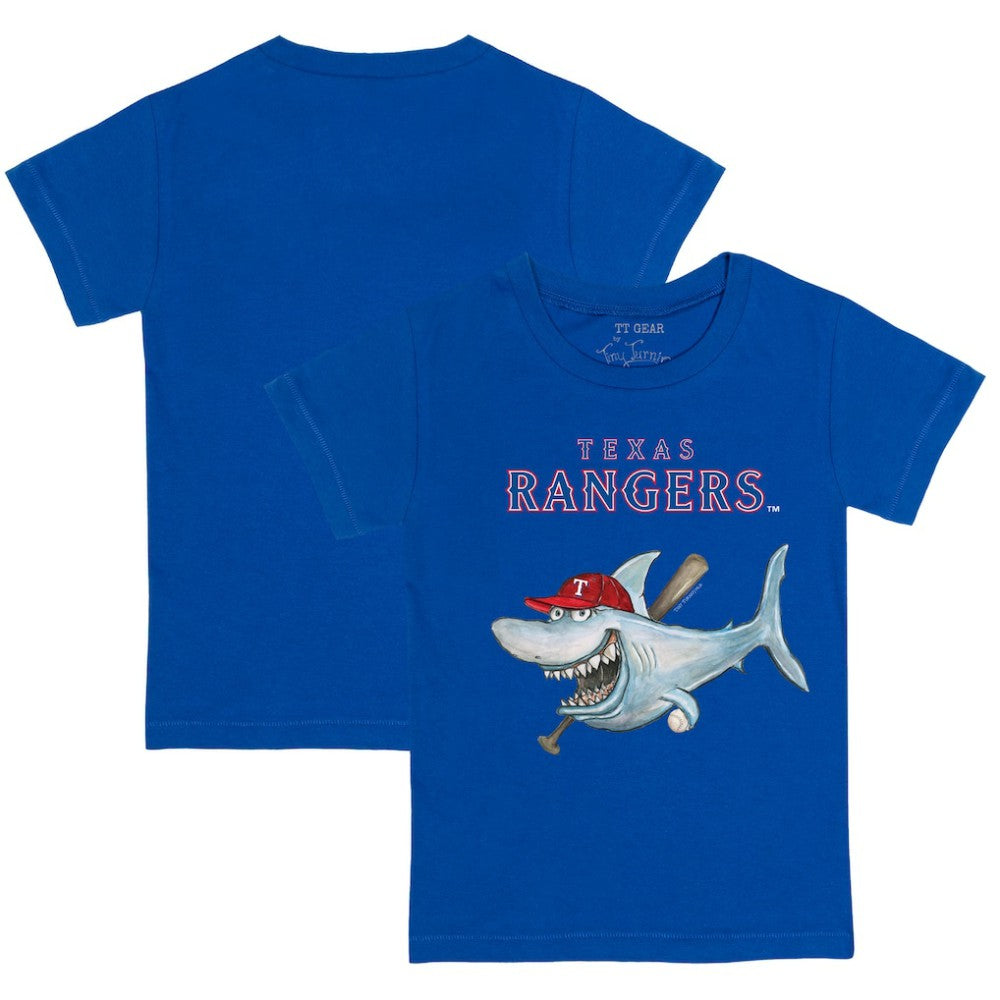 Texas Rangers Tiny Turnip Youth Shark T-Shirt Royal
