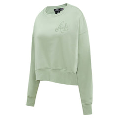 Atlanta Braves Pro Standard Women's Fleece Pullover Sweatshirt Green