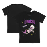 Arizona Diamondbacks Tiny Turnip Youth Space Unicorn T-Shirt Black