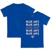 Toronto Blue Jays Tiny Turnip Youth Stacked T-Shirt Royal