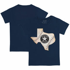 Houston Astros Tiny Turnip Youth State Outline T-Shirt Navy