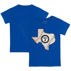 Texas Rangers Tiny Turnip Youth State Outline T-Shirt Royal