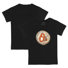 Baltimore Orioles Tiny Turnip Youth Stitched Baseball T-Shirt Black