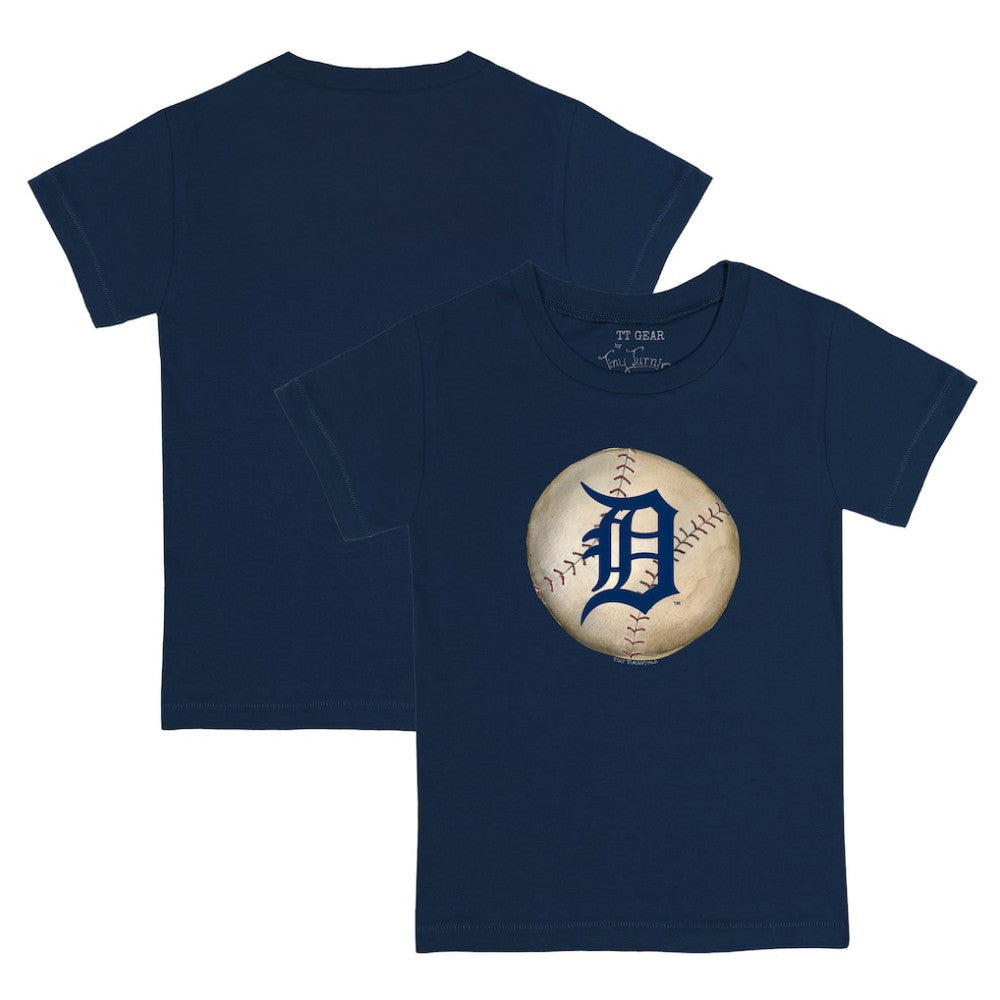 Detroit Tigers Tiny Turnip Youth Stitched Baseball T-Shirt Navy