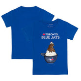 Toronto Blue Jays Tiny Turnip Youth Sundae Helmet T-Shirt Royal