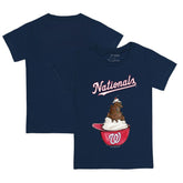 Washington Nationals Tiny Turnip Youth Sundae Helmet T-Shirt Navy