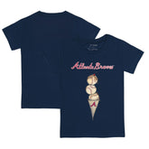 Atlanta Braves Tiny Turnip Youth Triple Scoop T-Shirt Navy
