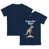 Tampa Bay Rays Tiny Turnip Youth TT Rex T-Shirt Navy