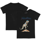 Miami Marlins Tiny Turnip Youth TT Rex T-Shirt Black