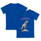Texas Rangers Tiny Turnip Youth TT Rex T-Shirt Royal