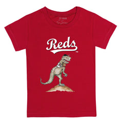 Cincinnati Reds Tiny Turnip Youth TT Rex T-Shirt Red