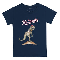 Washington Nationals Tiny Turnip Youth TT Rex T-Shirt Navy