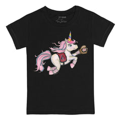 Arizona Diamondbacks Tiny Turnip Youth Unicorn T-Shirt Black