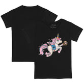 Miami Marlins Tiny Turnip Youth Unicorn T-Shirt Black