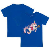 Texas Rangers Tiny Turnip Youth Unicorn T-Shirt Royal