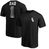 Chicago White Sox Number One Dad T-Shirt Black