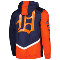 Detroit Tigers Undeniable Full-Zip Hoodie Windbreaker Jacket Navy