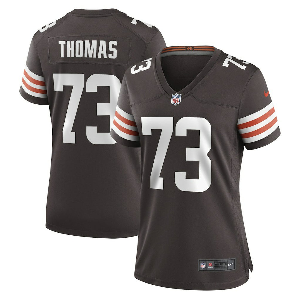 Joe Thomas Cleveland Browns Women's Retired Game Player Jersey - Brown sale