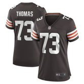 Joe Thomas Cleveland Browns Women's Retired Game Player Jersey - Brown sale
