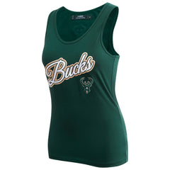 Milwaukee Bucks Pro Standard Women's Script Tank Top - Hunter Green online