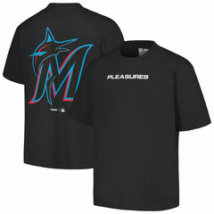Miami Marlins PLEASURES Ballpark T-Shirt Black