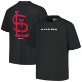 St. Louis Cardinals PLEASURES Ballpark T-Shirt Black