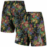 Los Angeles Angels PLEASURES Floral Shorts Black
