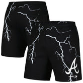 Atlanta Braves PLEASURES Lightning Shorts Black