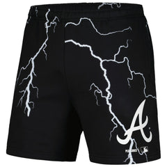 Atlanta Braves PLEASURES Lightning Shorts Black
