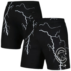 Chicago Cubs PLEASURES Lightning Shorts Black