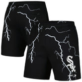 Chicago White Sox PLEASURES Lightning Shorts Black