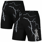 Los Angeles Angels PLEASURES Lightning Shorts Black