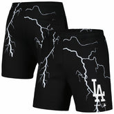Los Angeles Dodgers PLEASURES Lightning Shorts Black