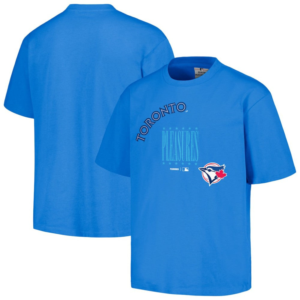 Toronto Blue Jays PLEASURES Repurpose T-Shirt Royal
