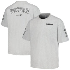 Boston Red Sox PLEASURES Team T-Shirt Gray
