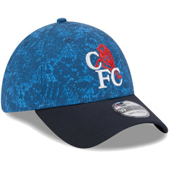 Chelsea New Era Retro All Over Print 39THIRTY Flex Hat - Blue/Navy outlet