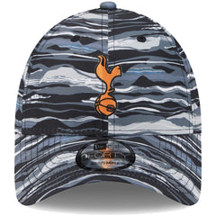 Tottenham Hotspur New Era Wave All Over Print 9FORTY Adjustable Hat - Black sale