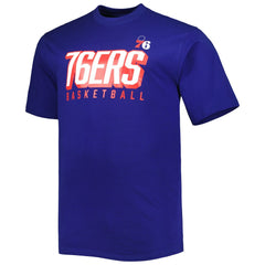 Philadelphia 76ers Big & Tall Two-Pack T-Shirt Set - Royal/White shop