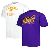 Phoenix Suns Big & Tall Two-Pack T-Shirt Set - Purple/White online